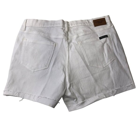 $59 Calvin Klein Jeans Women's High-Rise Roll-Cuff Shorts size 31 nwt - Picture 6 of 7